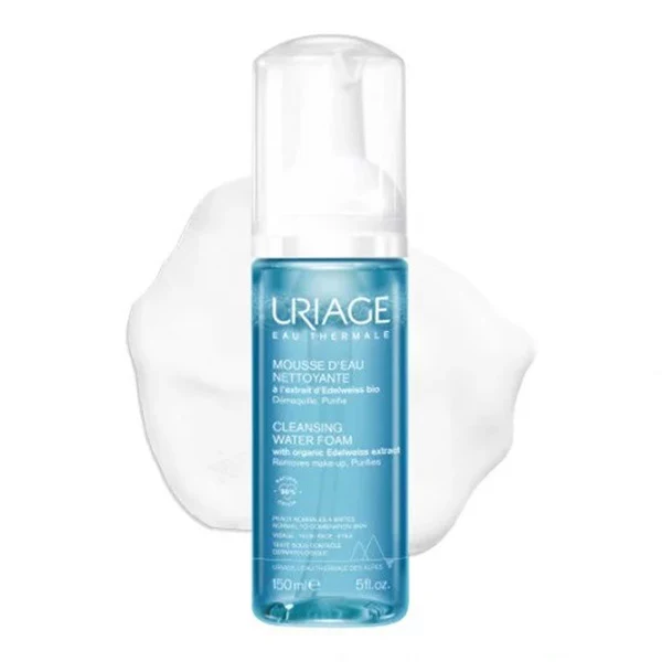 Uriage Cleansing Water Foam With Organic Edelweiss Extract 150ml
