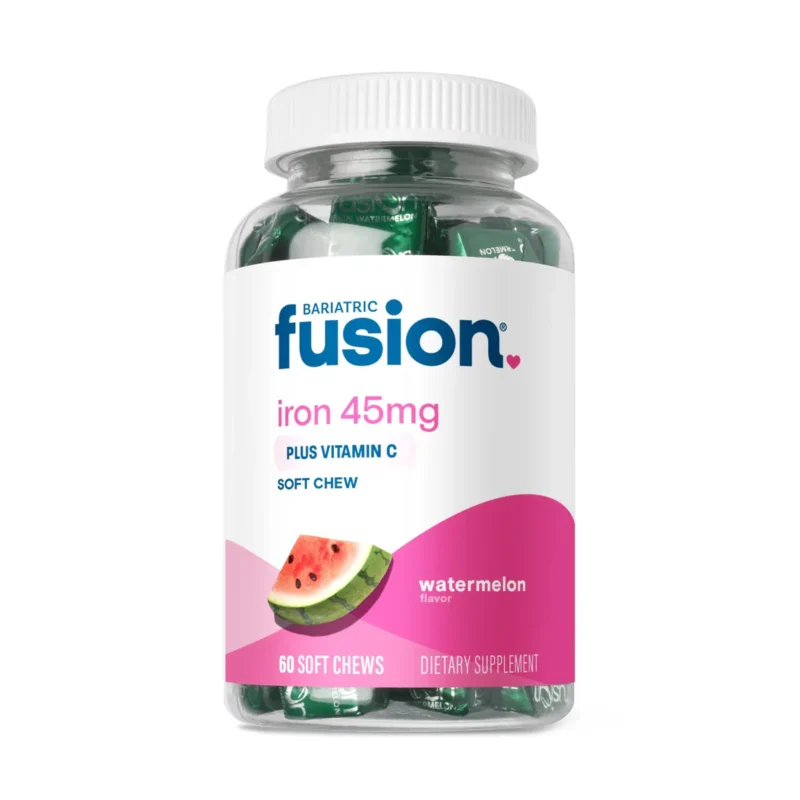Bariatric Fusion Watermelon Bariatric Iron Soft Chew with Vitamin C
