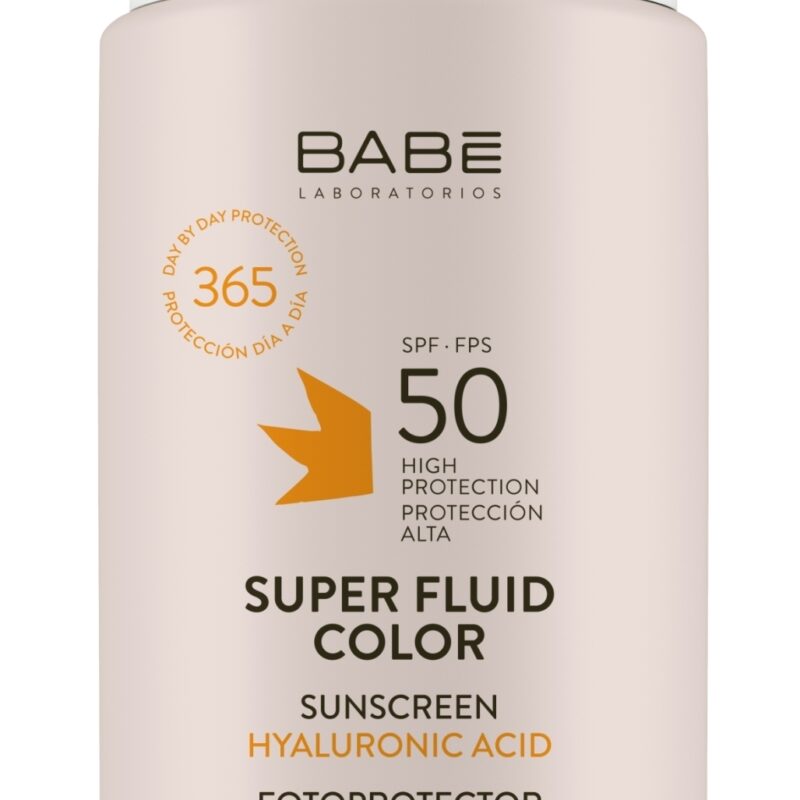 Babe Fluid sunscreen for face with a tinted finish SPF 50+