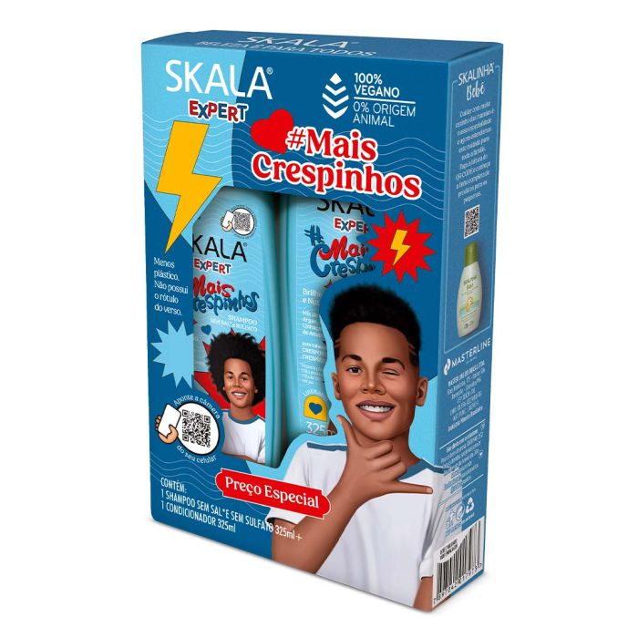 Skala Mais Crespinhos 2 in 1 Kit ( Shampoo & Conditioner)