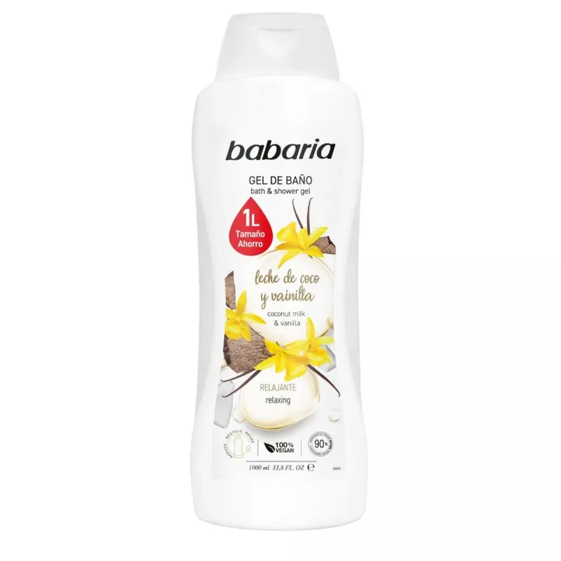Babaria Coconut & Vanilla Bath & Shower Gel 1000ml