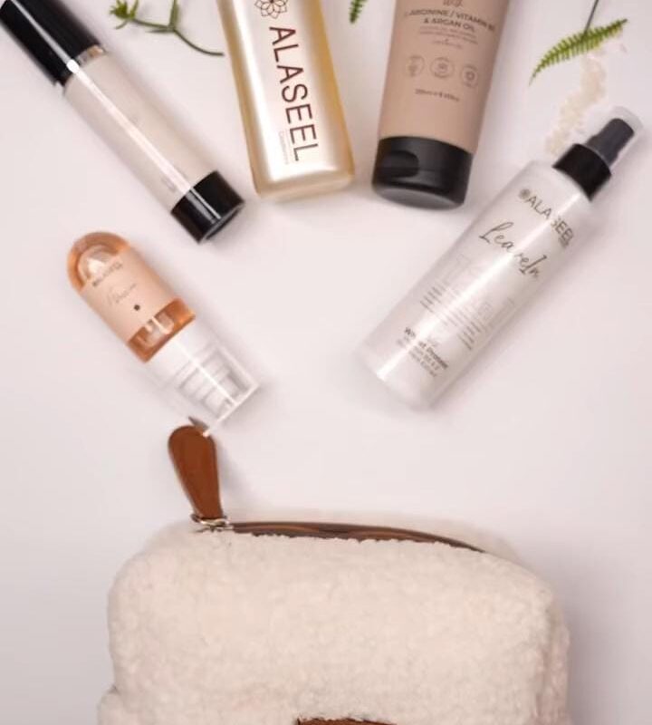 Al-Aseel Beauty Puff Bag