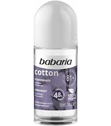 Babaria Deodorant Roll On Cotton 50ml