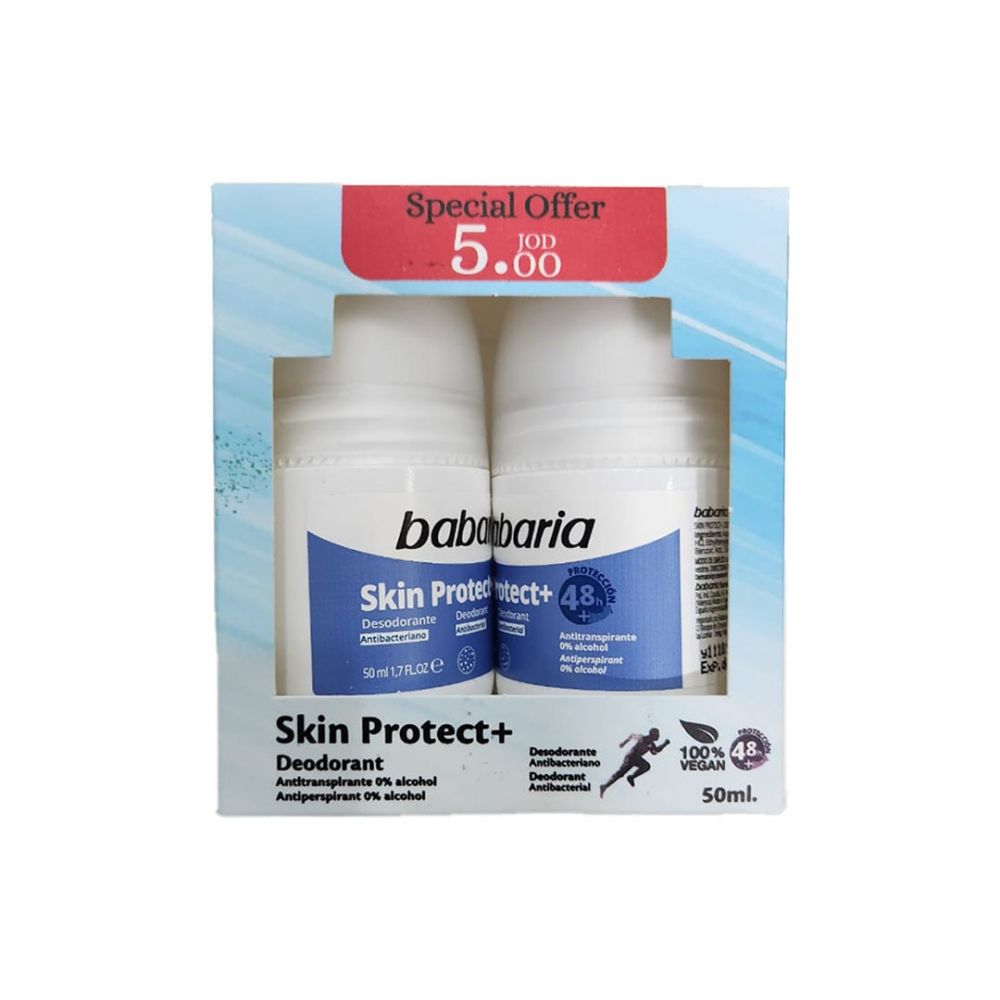 Deodorant Roll On Skin Protect + -50ml - 2*1