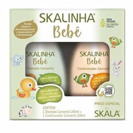 Scala Scalinha Baby Chamomile Shampoo and Conditioner Set
