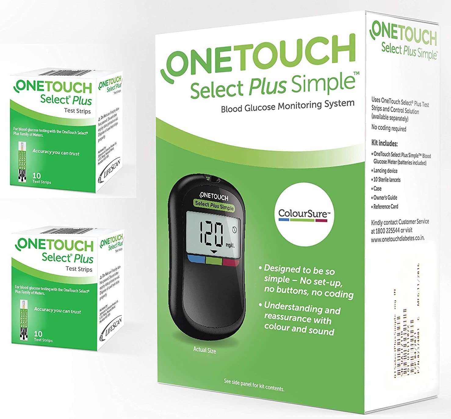 One Touch Select Simple Glucometer