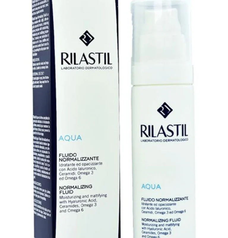 Rilastil Aqua Normalizing Fluid Moisturizing And Mattifying 50ml