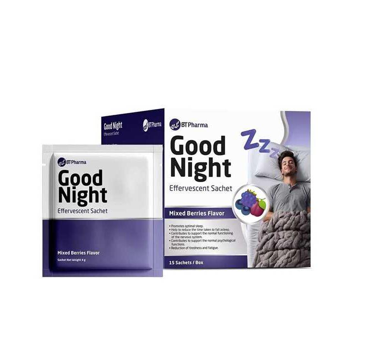 BT Pharma Good Night 15 Sachets Sleep Health Dietary Supplement