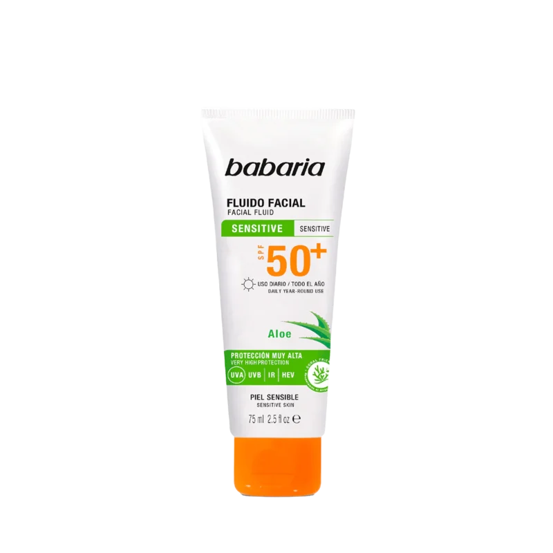 Babaria (Sensitive Skin) Sunblock SPF 50+ Fluid 75 ml