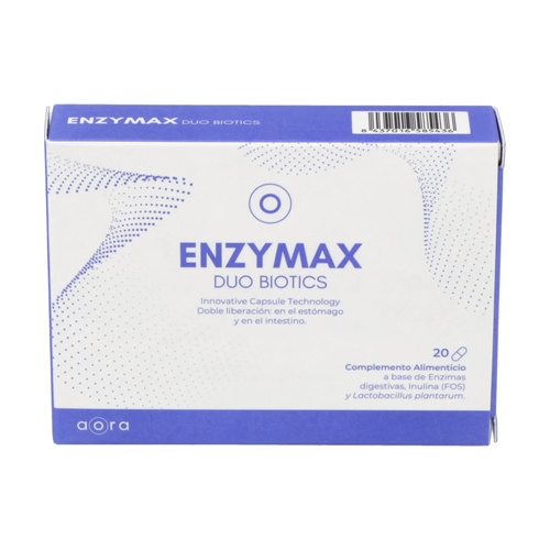 Enzymax Duobiotics 20 Capsules Digestive Support Dietary Supplement