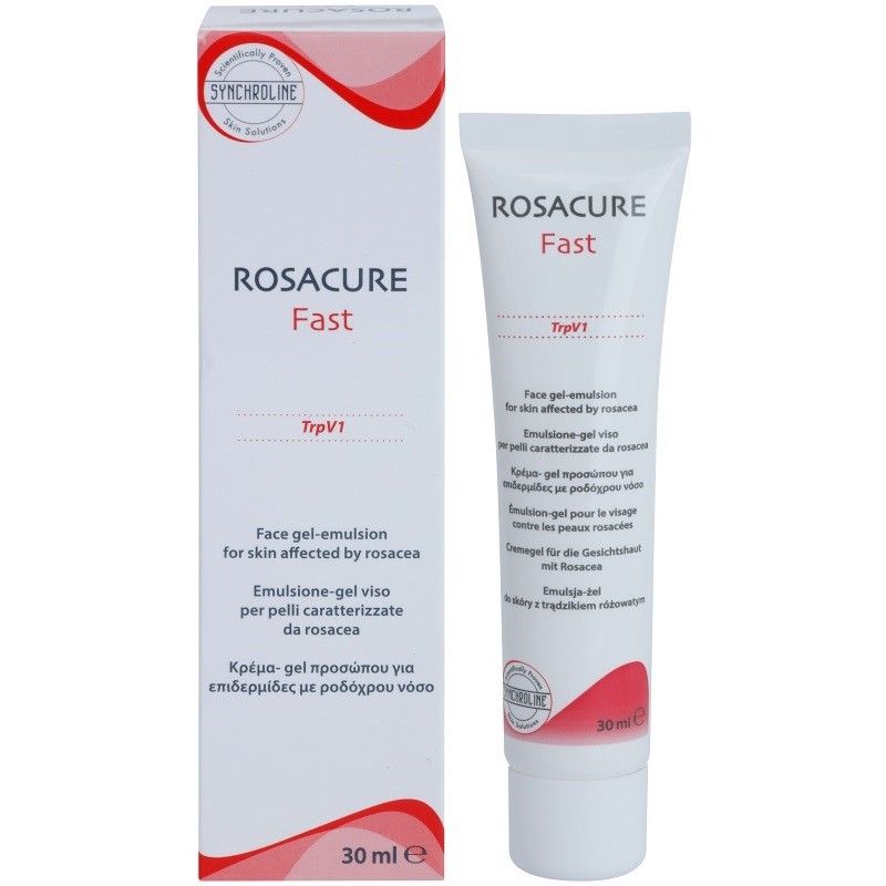Synchroline Rosacure Fast Rosacea Emulsion Gel 30ml for skin hydration