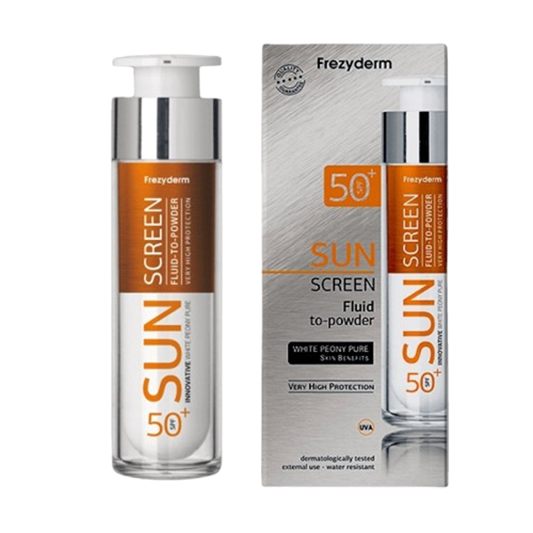 Sunscreen Fluid to Powder SPF 50+