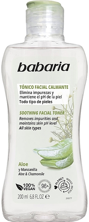 Babaria Soothing Facial Toner 200ml