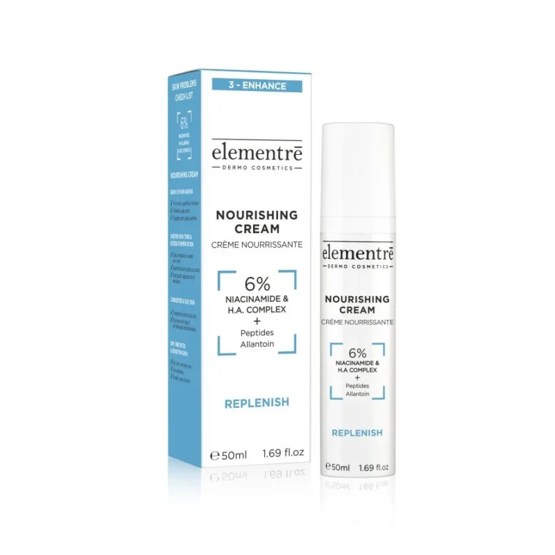 Elementre Nourishing Cream 6% NIACINAMIDE& H.A 50 ML