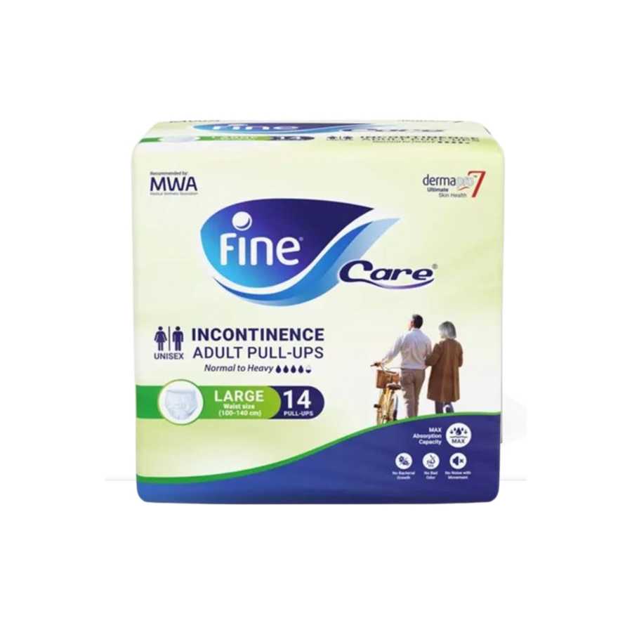 Fine Care Incontinence Unisex Briefs, Large 100-140Cm, 14 Underwear