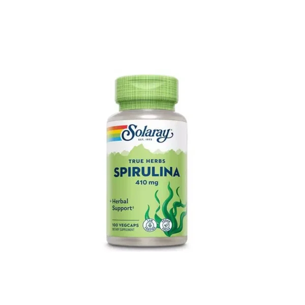 discount Solaray Spirulina 410 mg 100 Capsules
