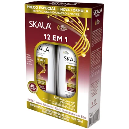 12-in-1 Kit - Shampoo 325ml and Conditioner 200ml