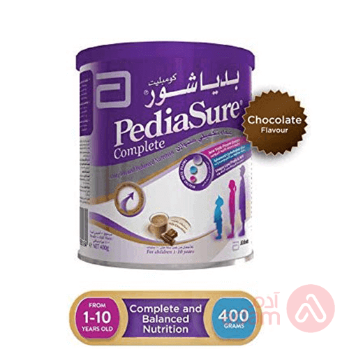 PediaSure Complete Nutrition Milk Powder, Chocolate Flavor , 400g