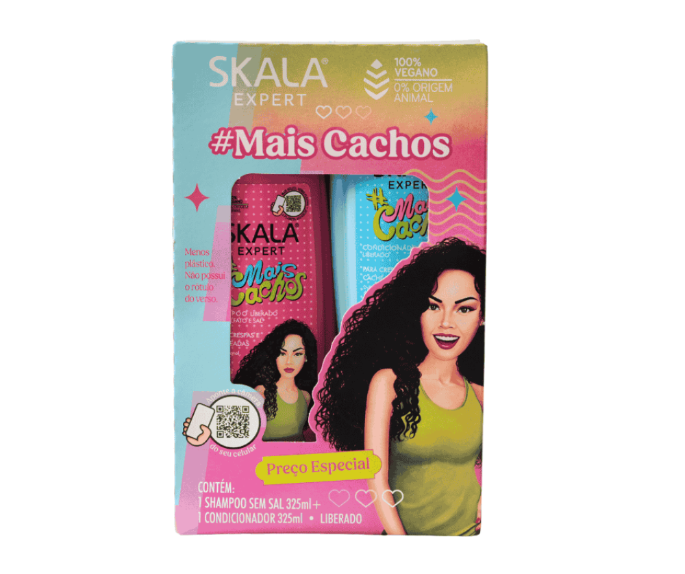 SKALA Mais Cachos Shampoo & Conditioner Kit