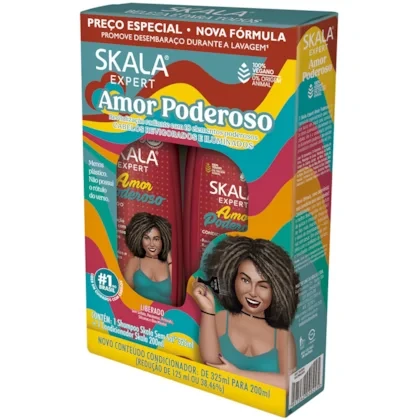 The complete range of shampoo and conditioner for curly and wavy hair from SKALA