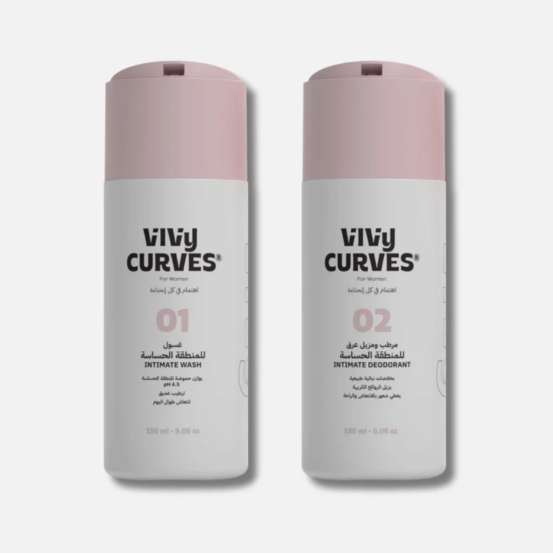 Intimate wash and deodorant set for women