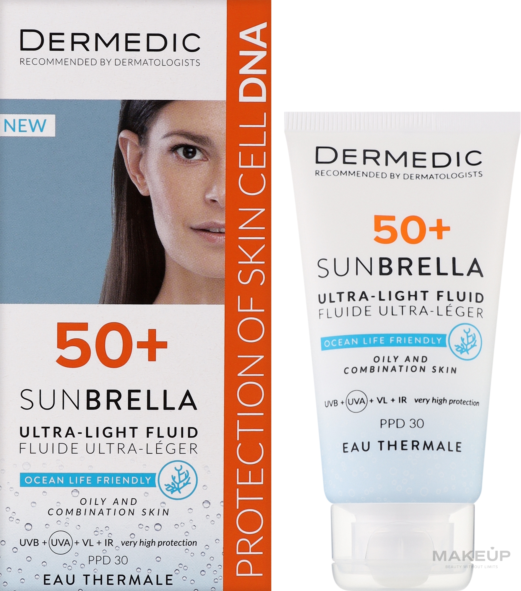 Ultra-Lightweight Protective Cream SPF 50+ for Oily & Combination Skin