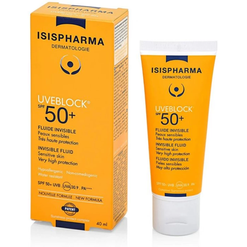 Isis Pharma Uveblock Dry Touch Spf50+ Tinted Fluid 40ml