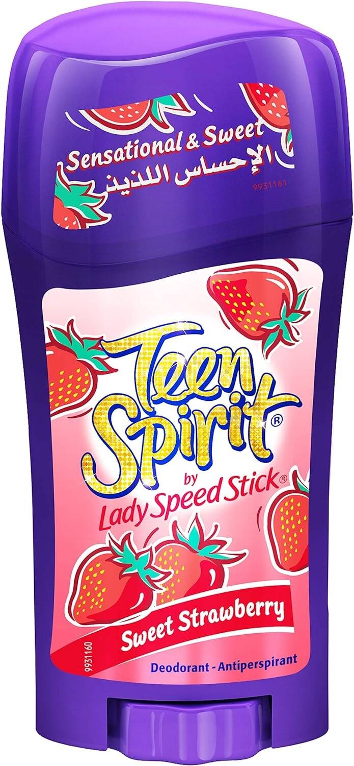 Lady Speed ​​Stick Teen Spirit Sweet Strawberry Deodorant Stick 65g