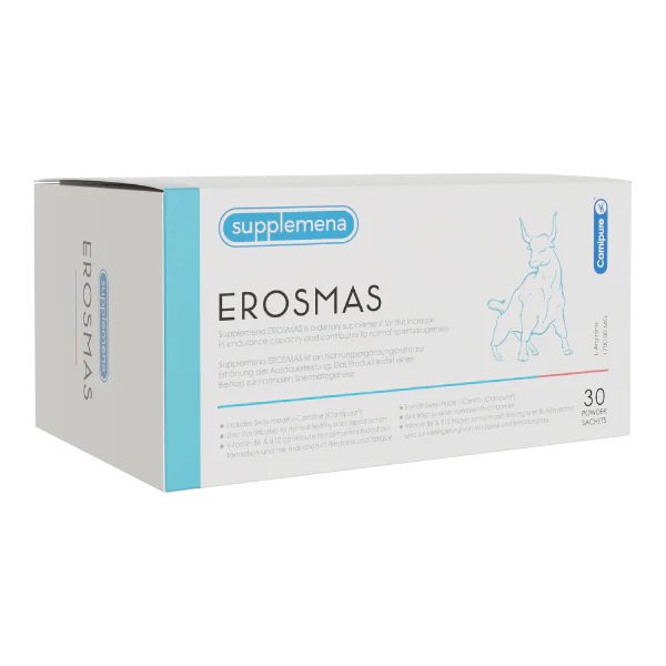 Erosmas by Sublimina | Dietary Supplement for Men to Boost Energy and Fertility | 30 Sachets