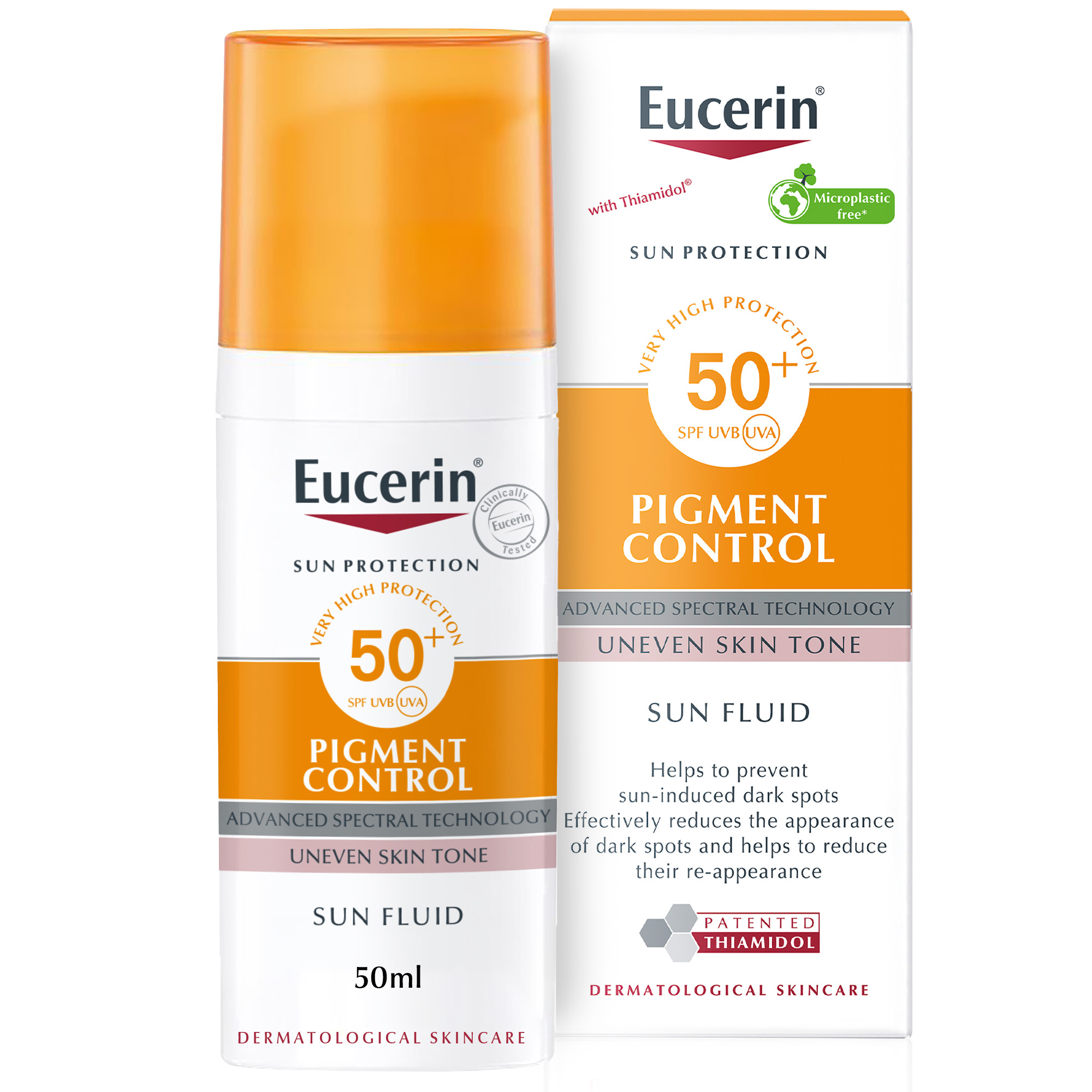 Previous Next Previous Next Eucerin Sun Fluid Pigment Control Spf50+ (50Ml)