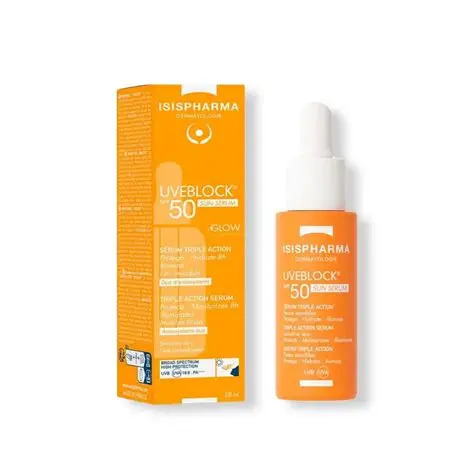 Isispharma Uveblock Glow Spf50 Sun Serum 28Ml